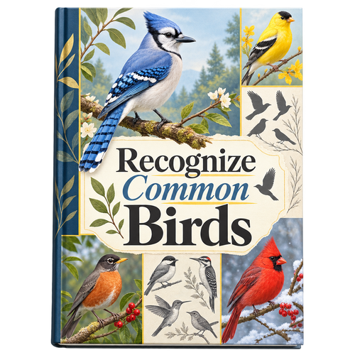 Recognize Common Birds ebook cover